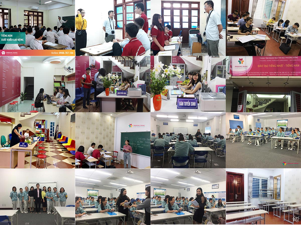 Học tiếng Hàn xuất khẩu lao động tại Trung tâm tiếng Hàn Phương Đông