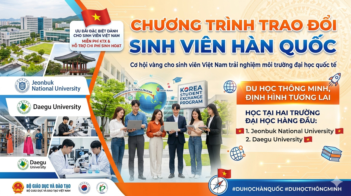 Chương trình trao đổi sinh viên Hàn Quốc
